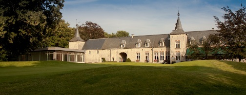 De kasteelgebouwen van Cleyn Hoff doen dienst als clubhuis voor Brabantse Golf. 