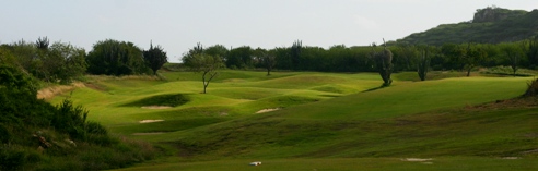 Old Quarry Golf Course op Curacao hole 4