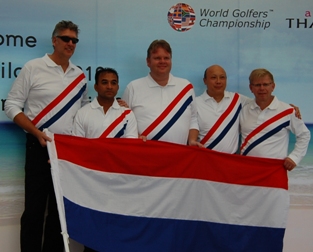 De Nederlandse afvaardiging voor eht World Golfers Chapionship speelde in Thailand mee op de World Finanl. Het team werd 22ste.