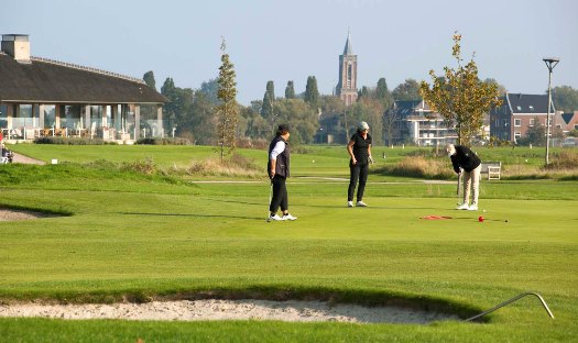 Hole 9 van Golfclub Old Course Loenen. (foto: Ruud Taal)