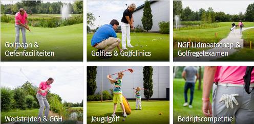 Sportcentrum Hoenderdaal heeft uitgebreide trainingsmogelijkheden voor golfers