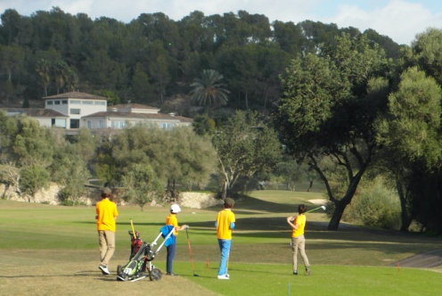 Golfbaan Son Vida par 3 MallorcaRuimbaan voor de jeugd op golfbanen Mallorca